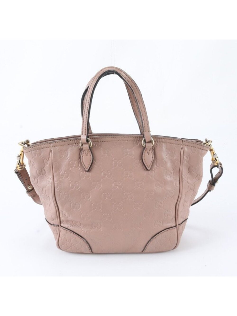 ★SOLD★ Gucci Guccissima Bree Leather 2-Way Shoulder Bag Crossbody Hand Pink - Picture 3 of 9